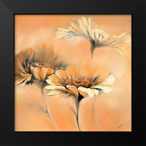 Apricot Summer II Black Modern Wood Framed Art Print by Filatov, Elena