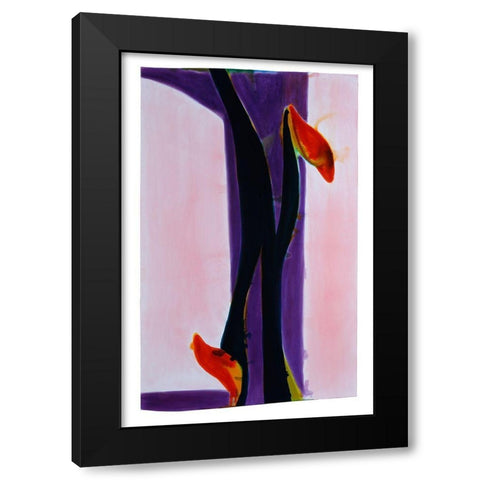 OkÃ¨ III Black Modern Wood Framed Art Print by Fusi, Federico