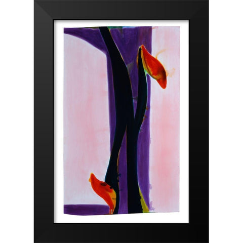 OkÃ¨ III Black Modern Wood Framed Art Print by Fusi, Federico