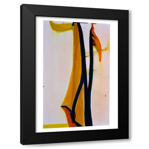 OkÃ¨ IV Black Modern Wood Framed Art Print by Fusi, Federico