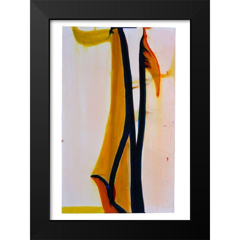 OkÃ¨ IV Black Modern Wood Framed Art Print by Fusi, Federico