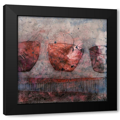 Keramik-Balletteusen Black Modern Wood Framed Art Print with Double Matting by Schmalzl, Franziska