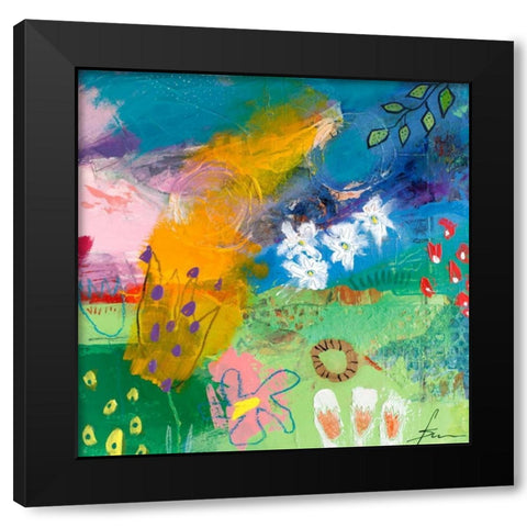 Verzaubert Teil II Black Modern Wood Framed Art Print with Double Matting by Schmalzl, Franziska
