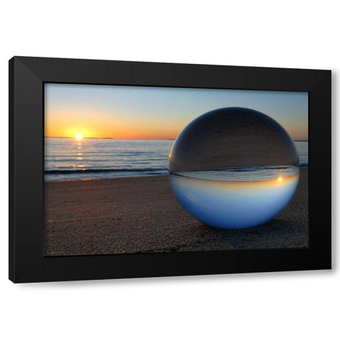 Lichterstimmung Black Modern Wood Framed Art Print with Double Matting by Rossmeissl, Gerhard