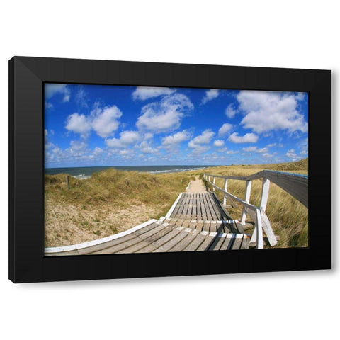 Sylt III Black Modern Wood Framed Art Print with Double Matting by Rossmeissl, Gerhard