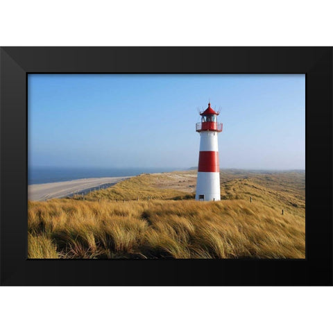 Sylt IV Black Modern Wood Framed Art Print by Rossmeissl, Gerhard