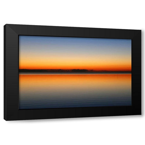 Horizont Black Modern Wood Framed Art Print by Rossmeissl, Gerhard