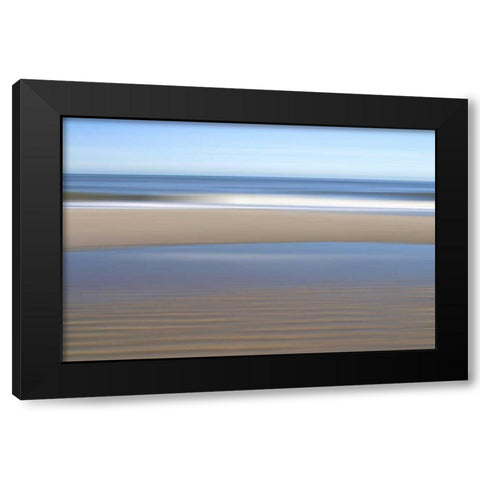 Strand Black Modern Wood Framed Art Print with Double Matting by Rossmeissl, Gerhard