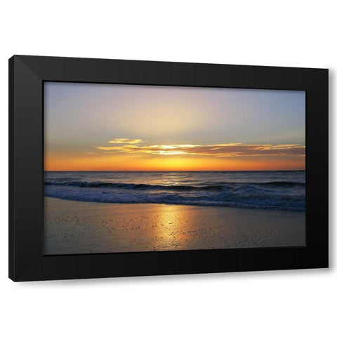 Horizont and Licht II Black Modern Wood Framed Art Print with Double Matting by Rossmeissl, Gerhard