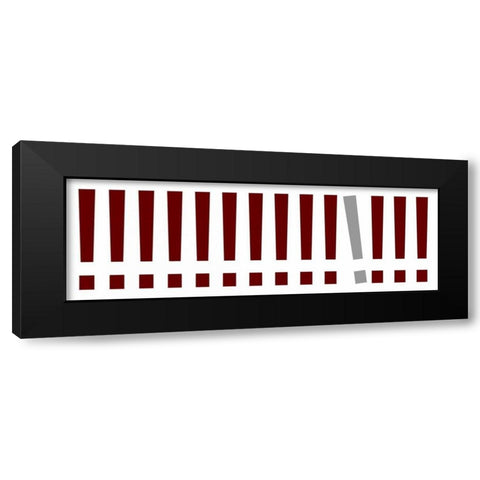 The Signs Panorama I Black Modern Wood Framed Art Print by Rossmeissl, Gerhard
