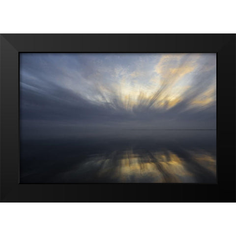 Horizont und Licht V Black Modern Wood Framed Art Print by Rossmeissl, Gerhard