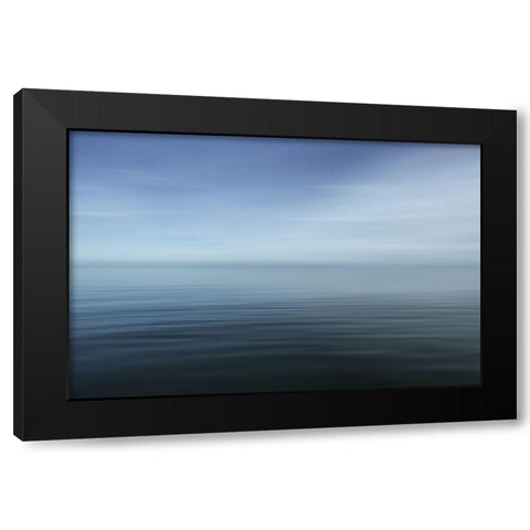 Blue Sea II Black Modern Wood Framed Art Print by Rossmeissl, Gerhard