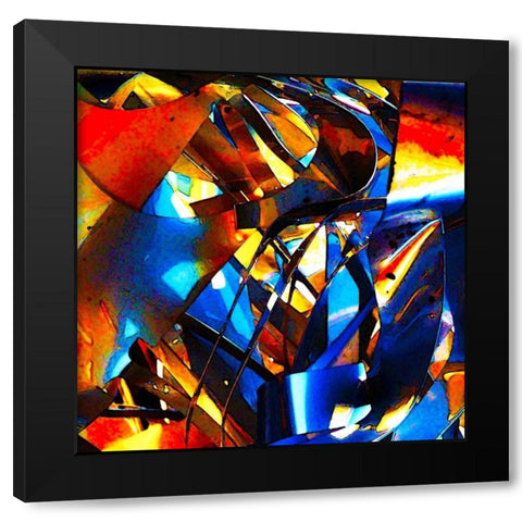 Kama Black Modern Wood Framed Art Print by Weisman, Gerd