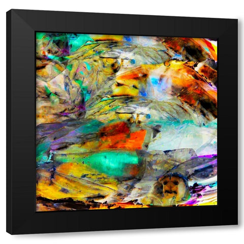 Haute Provence Black Modern Wood Framed Art Print with Double Matting by Weisman, Gerd