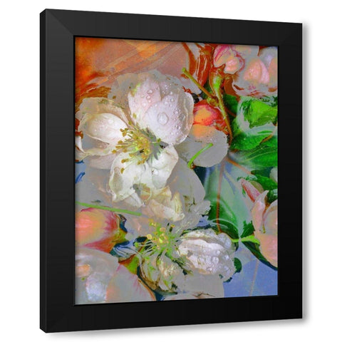 Blumenliebe Black Modern Wood Framed Art Print by Weissing, Gerd