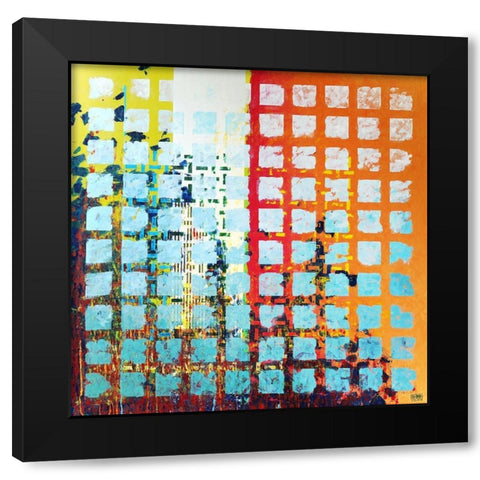 OT.21042012 Black Modern Wood Framed Art Print with Double Matting by Pfeiffer, H.M.