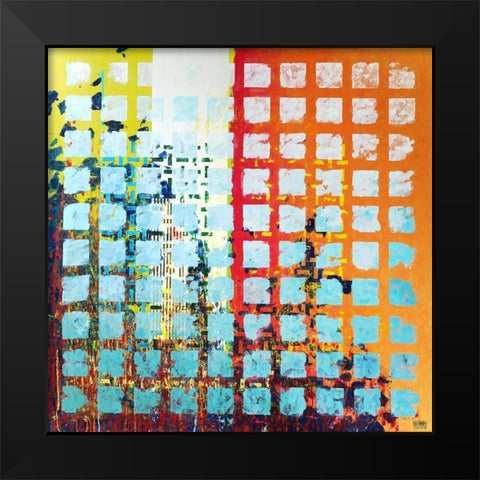 OT.21042012 Black Modern Wood Framed Art Print by Pfeiffer, H.M.