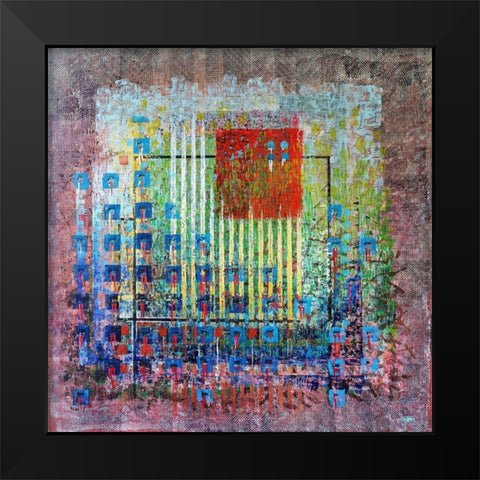 OT.24072010 Black Modern Wood Framed Art Print by Pfeiffer, H.M.