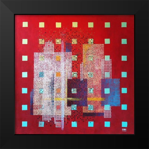 OT.15102016 Black Modern Wood Framed Art Print by Pfeiffer, H.M.