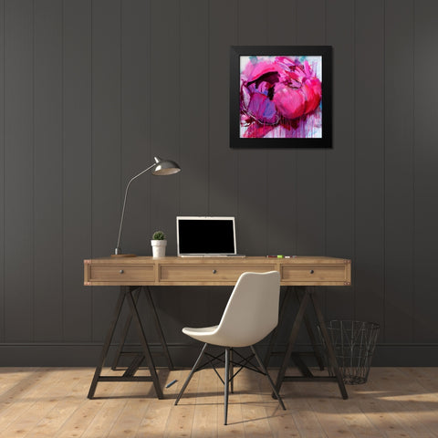 OT 52-17 Black Modern Wood Framed Art Print by Willberg, Heidi