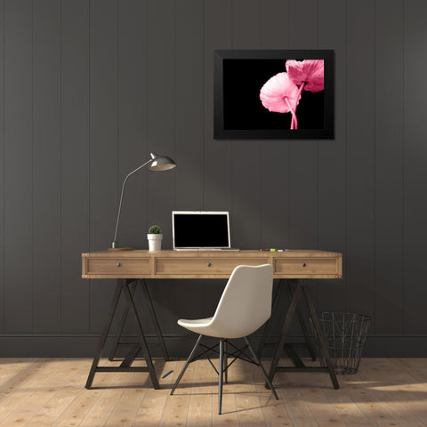 Umschlungen Black Modern Wood Framed Art Print by Riedt, Kirsten