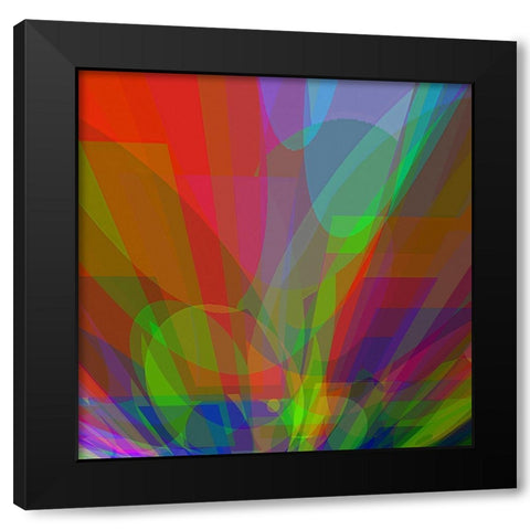 Six Times Nine Black Modern Wood Framed Art Print with Double Matting by Lorenz, Peter
