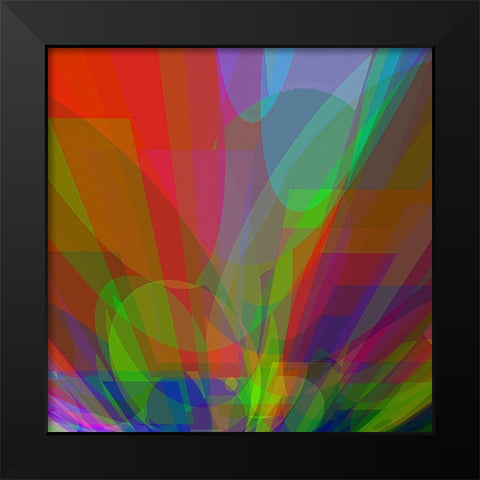 Six Times Nine Black Modern Wood Framed Art Print by Lorenz, Peter