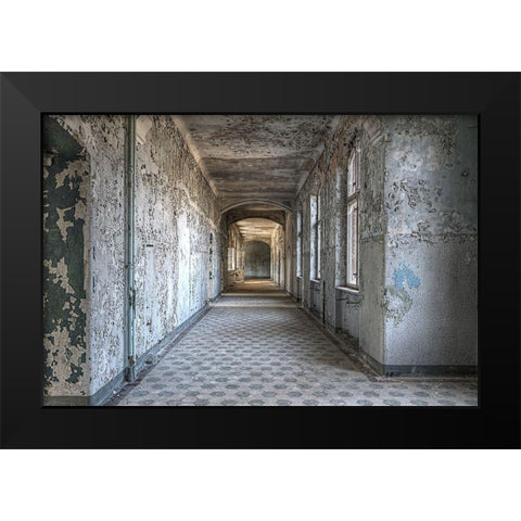 Beelitz No. 6 Black Modern Wood Framed Art Print by Belhadi, Michael