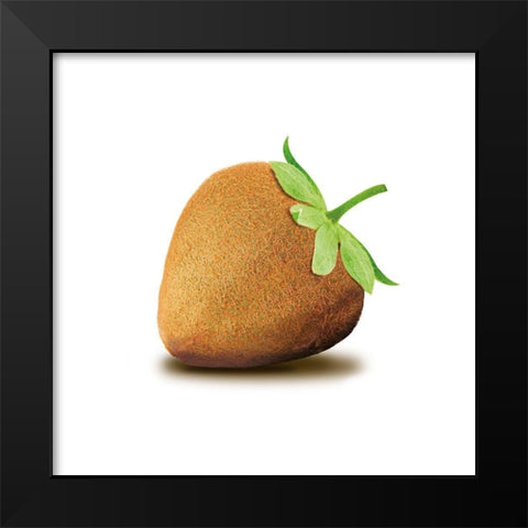 Kiwbeere Black Modern Wood Framed Art Print by Broszius, Michael