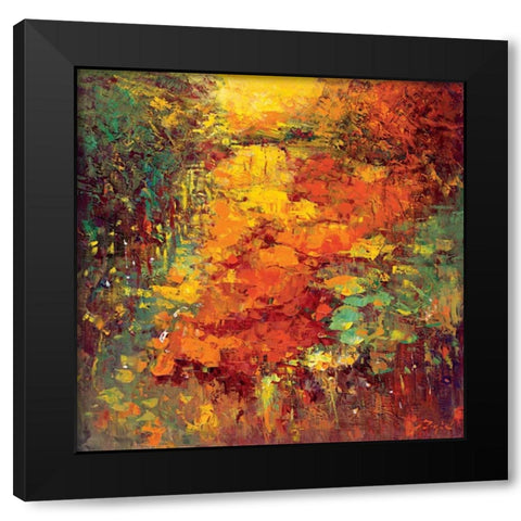 Idyll II Black Modern Wood Framed Art Print by Madjid