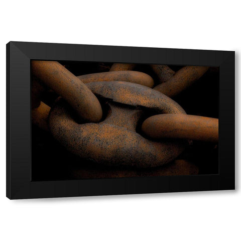 Hafen 1 Black Modern Wood Framed Art Print by Krause, Michael
