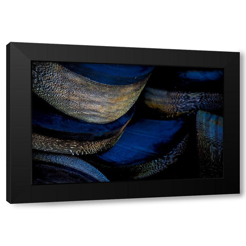 Hafen 3 Black Modern Wood Framed Art Print with Double Matting by Krause, Michael
