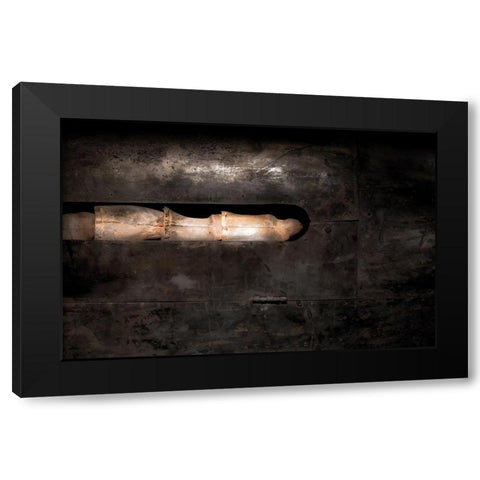 Torpedo Black Modern Wood Framed Art Print with Double Matting by Krause, Michael