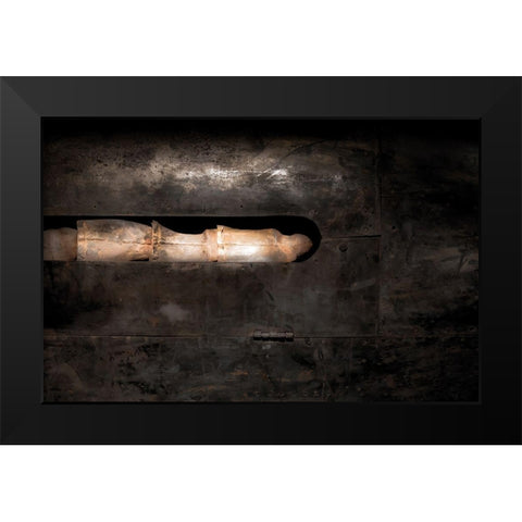 Torpedo Black Modern Wood Framed Art Print by Krause, Michael