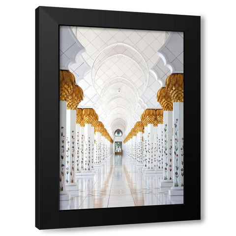 Durchsicht Black Modern Wood Framed Art Print by Pawlitzki, Micha