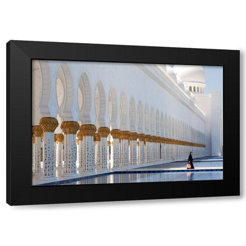 Aussicht Black Modern Wood Framed Art Print by Pawlitzki, Micha