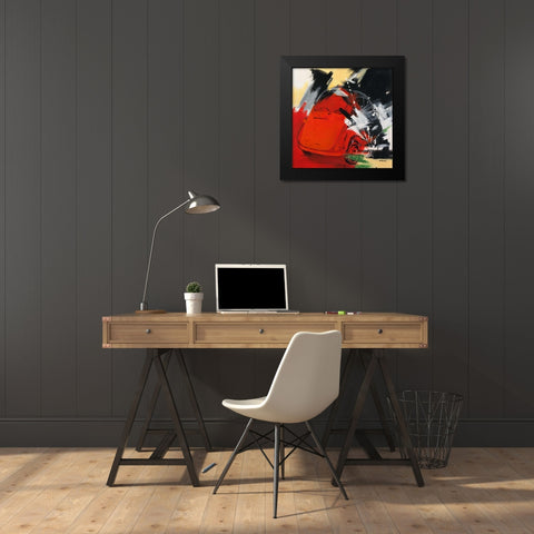 Isetta Black Modern Wood Framed Art Print by Kirsch-Ulbricht, Monika