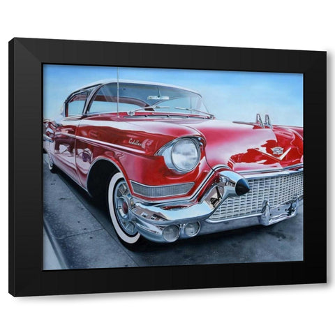 Classic Reflections Black Modern Wood Framed Art Print with Double Matting by Schuh, Michael