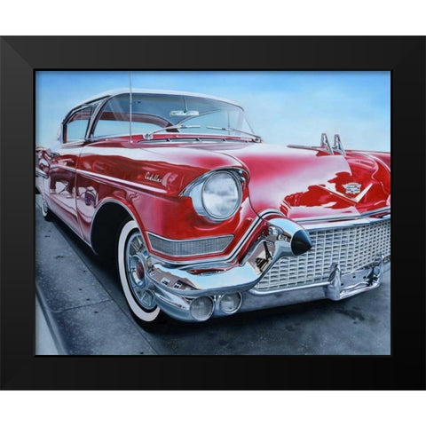 Classic Reflections Black Modern Wood Framed Art Print by Schuh, Michael