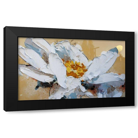 Secco Black Modern Wood Framed Art Print with Double Matting by Beletti, Nicole