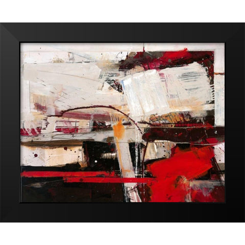 Das dem Sinn am nachsten gelegen Black Modern Wood Framed Art Print by Mayer, Norbert