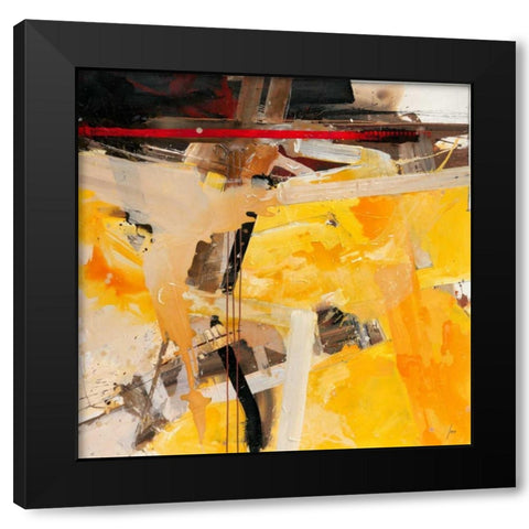 Sonnenbretter Black Modern Wood Framed Art Print by Mayer, Norbert
