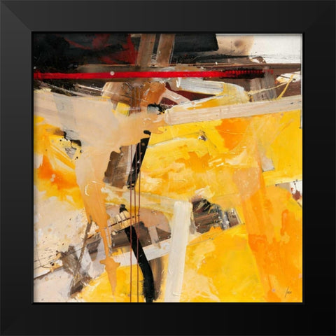 Sonnenbretter Black Modern Wood Framed Art Print by Mayer, Norbert