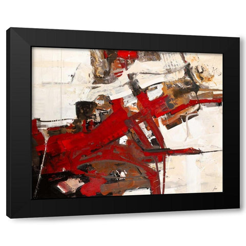 Erinnerung an die Realitat Black Modern Wood Framed Art Print with Double Matting by Mayer, Norbert