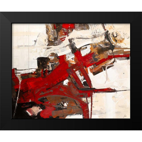Erinnerung an die Realitat Black Modern Wood Framed Art Print by Mayer, Norbert