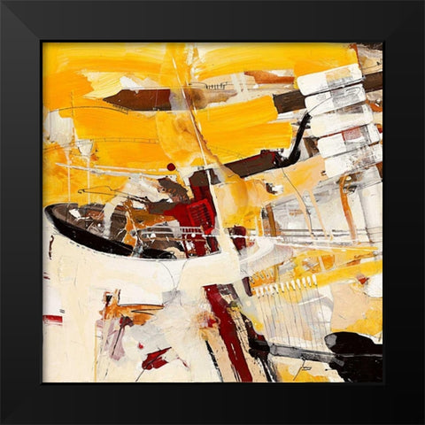 Ein konservierter Gedanke Black Modern Wood Framed Art Print by Mayer, Norbert