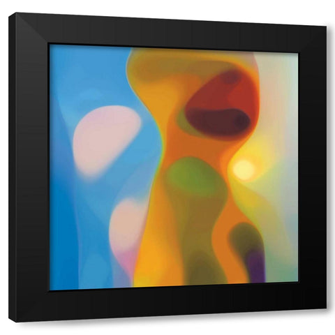 Evolution 13 Black Modern Wood Framed Art Print with Double Matting by Klipp, Ortwin