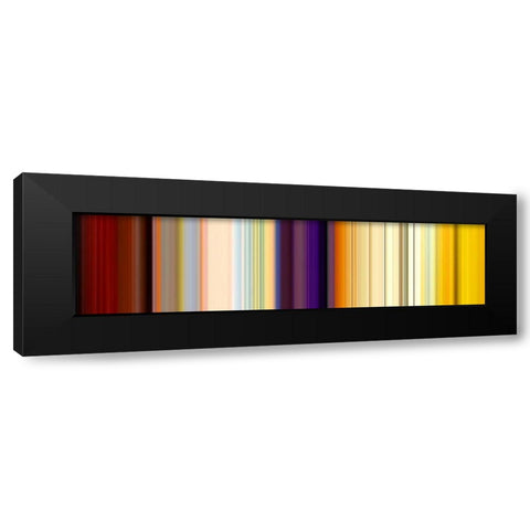 Lichtlinien 639 Black Modern Wood Framed Art Print with Double Matting by Klipp, Ortwin
