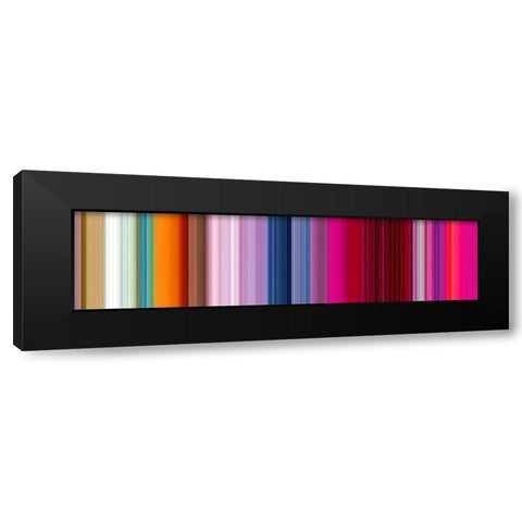 Lichtlinien 898 Black Modern Wood Framed Art Print with Double Matting by Klipp, Ortwin