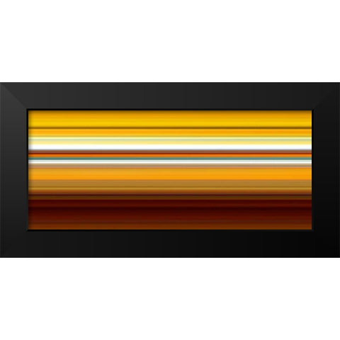 Lichtlinien 468  Black Modern Wood Framed Art Print by Klipp, Ortwin